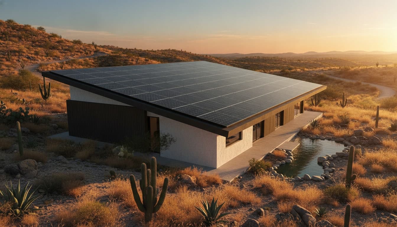 Instalación de paneles solares en Apatzingán, Michoacán