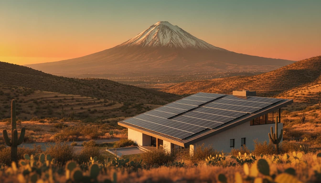 Instalación de paneles solares en Toluca, Estado de México